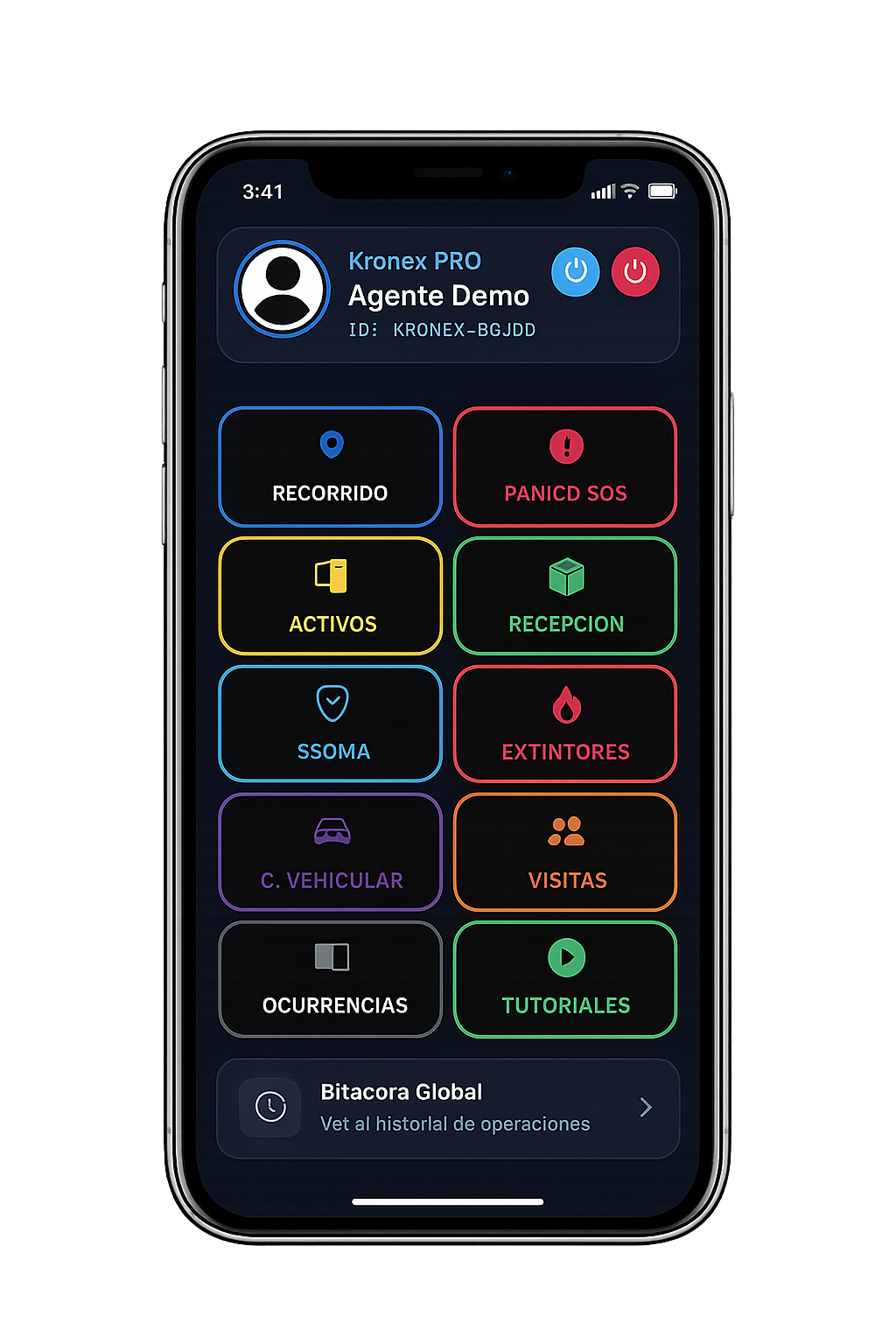 App del Guardia Kronex Pro
